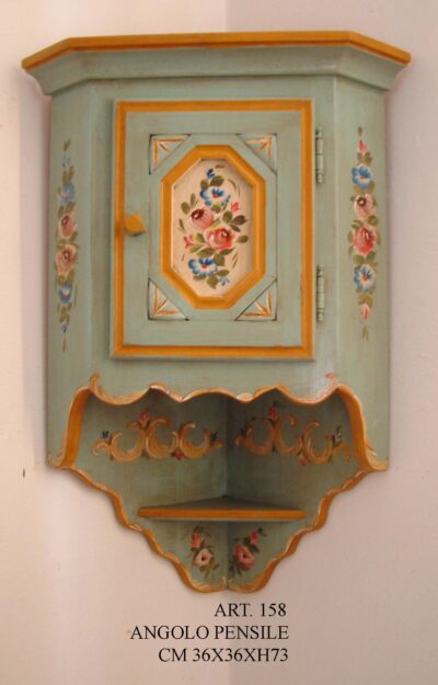 Corner wall cabinet